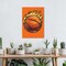 Framed Paint by Numbers Kit for Adults, 8x12 Inch Basketball Oil Painting Canvas with Acrylic Paints & Brushes, Beginner DIY Wall Art Home Decor
